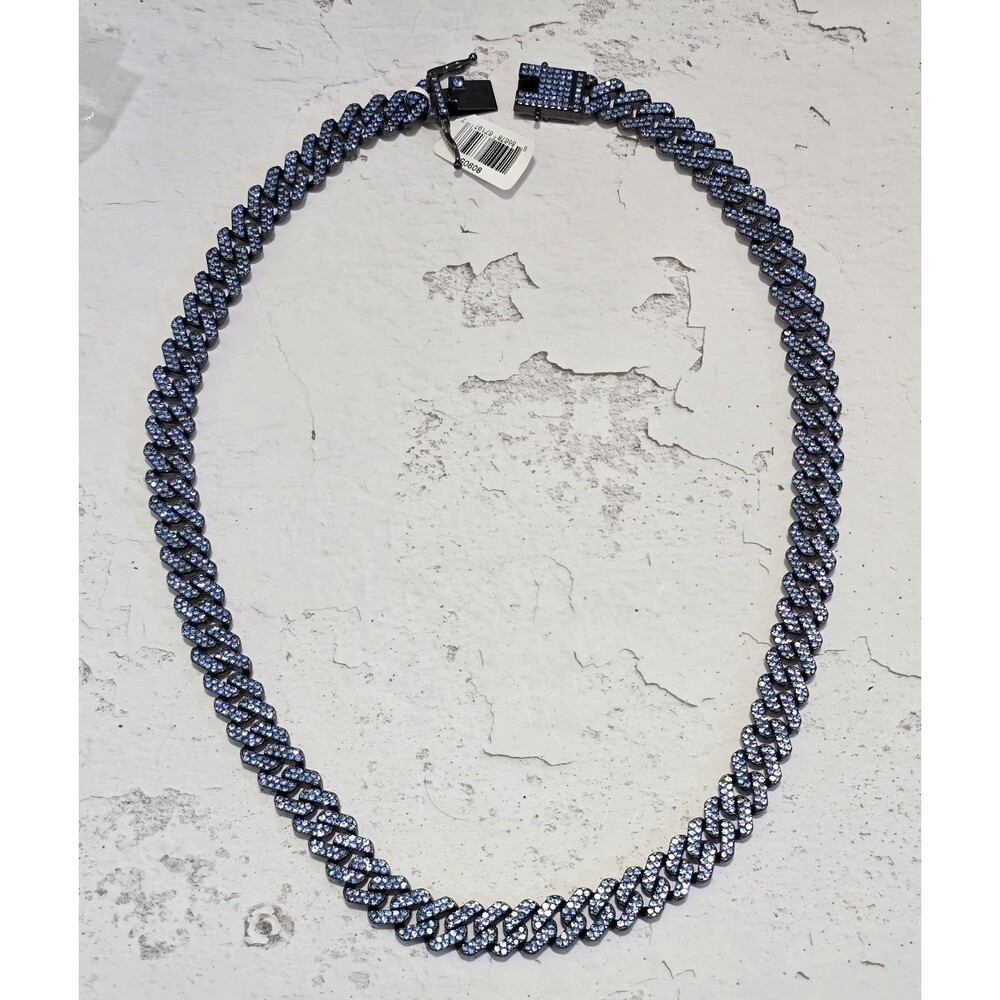 Invicta Elements Men's Drip Chain Necklace Blue Glacier 80905 Brand New
